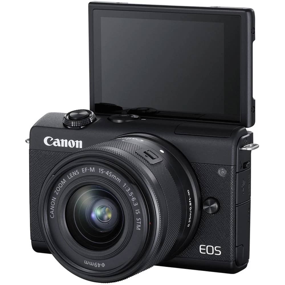 Canon EOS M200 Digital Cameras Black New w/ 15-45mm Kit