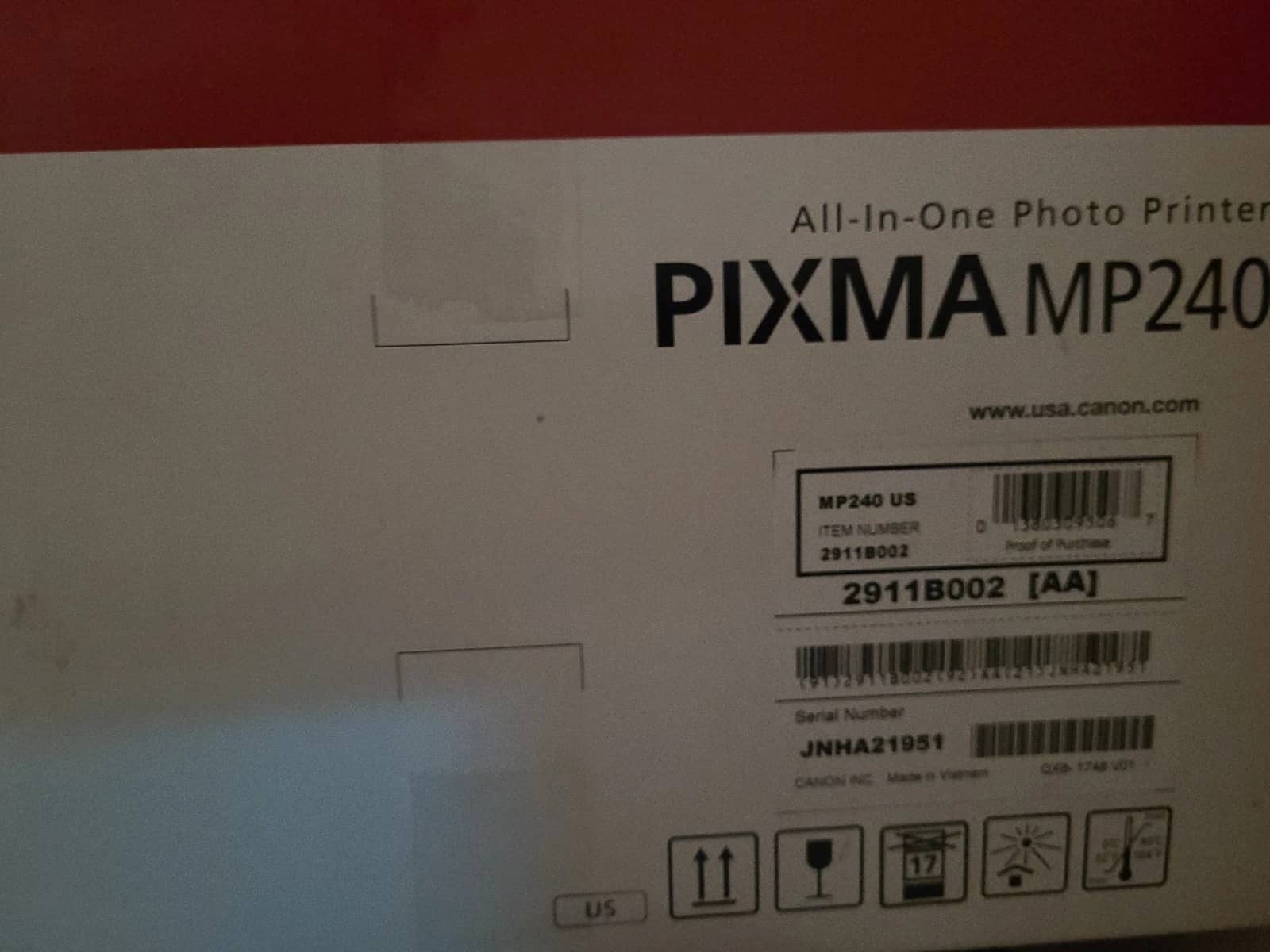 Canon pixma mp240 Printers New
