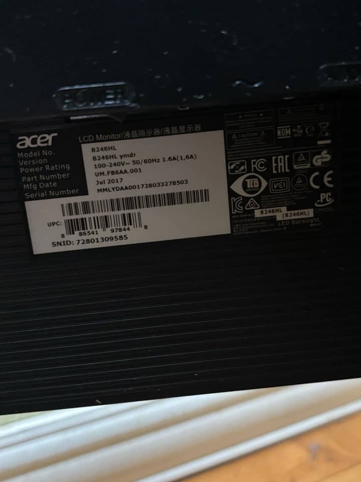 Acer B247YU Monitors