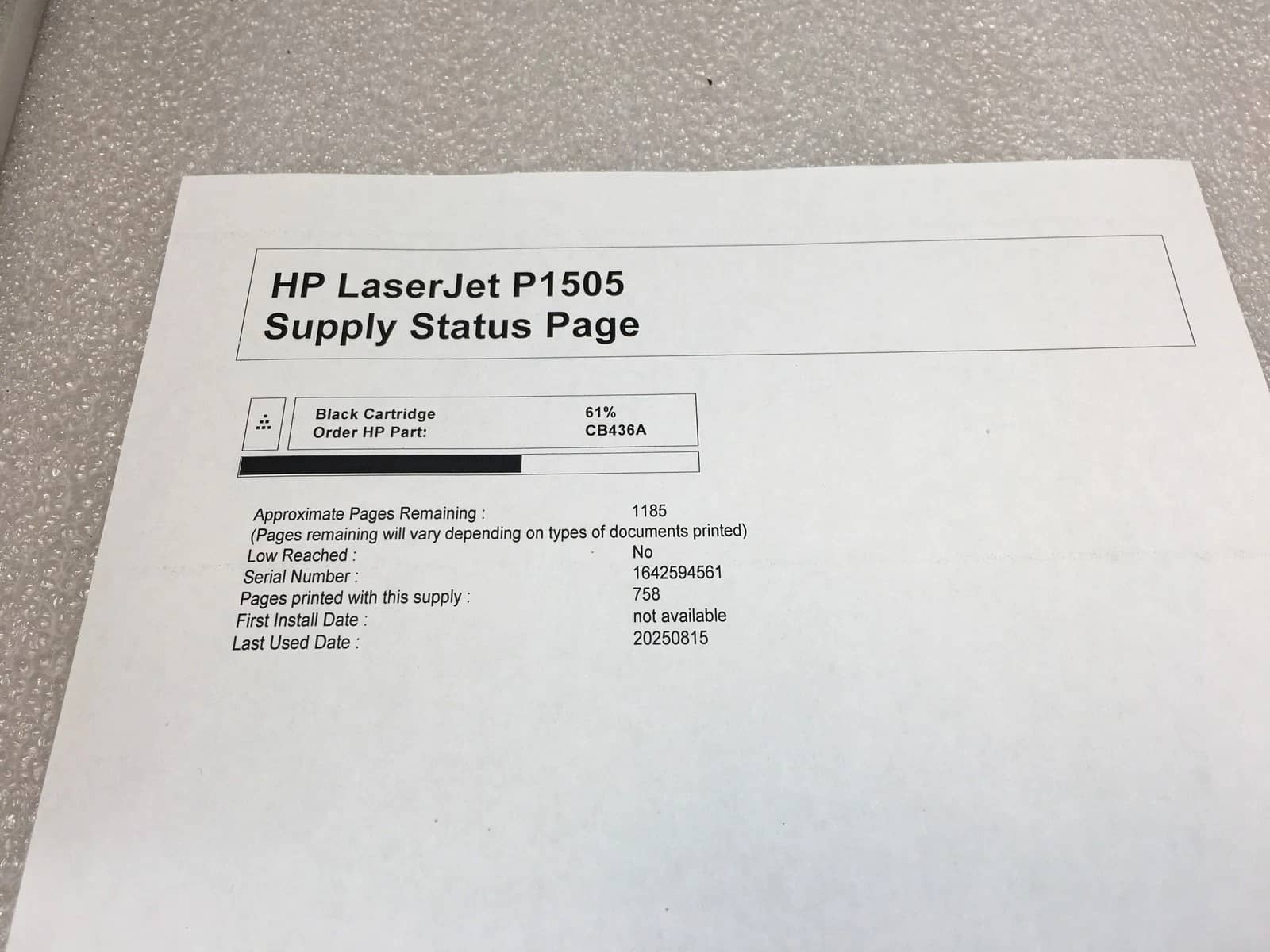 HP CB412A Printers Used - Good