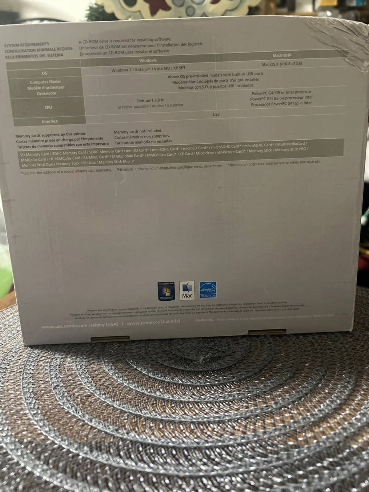 Canon Selphy CP800 Printers New