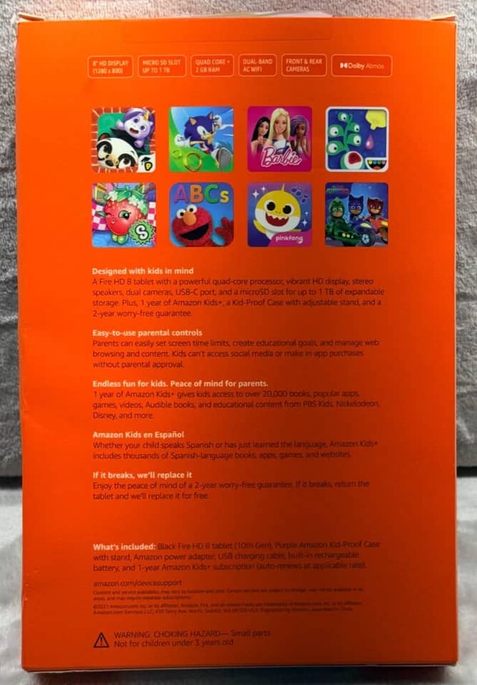 Amazon Fire HD 8 8th Tablets