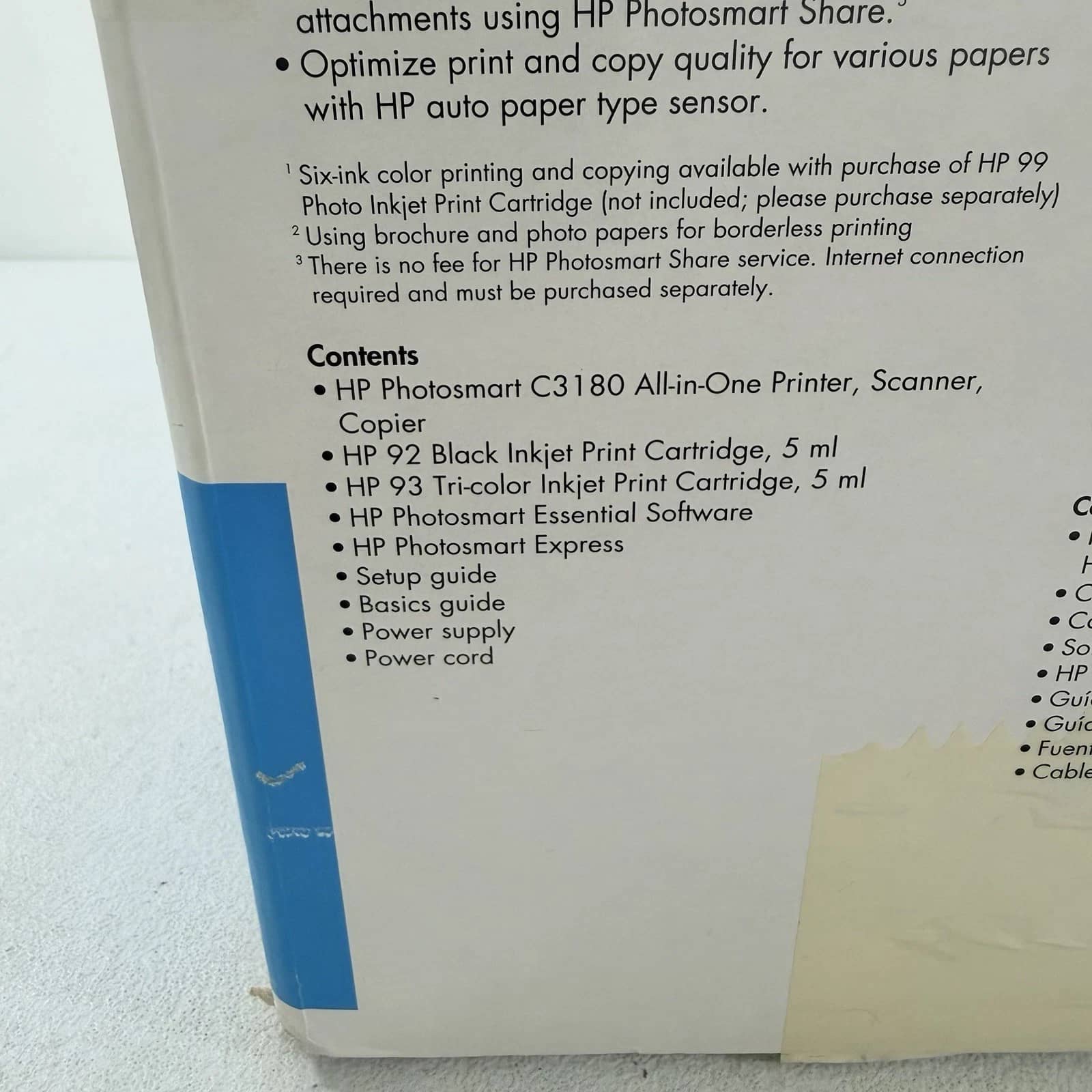 HP Photosmart C3180 Printers New