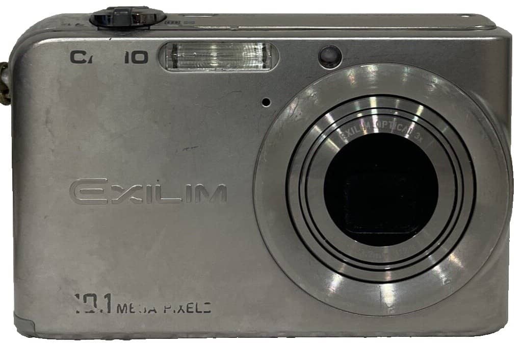 Casio Exilim EX-V7 Digital Cameras Silver Used - Good Body Only