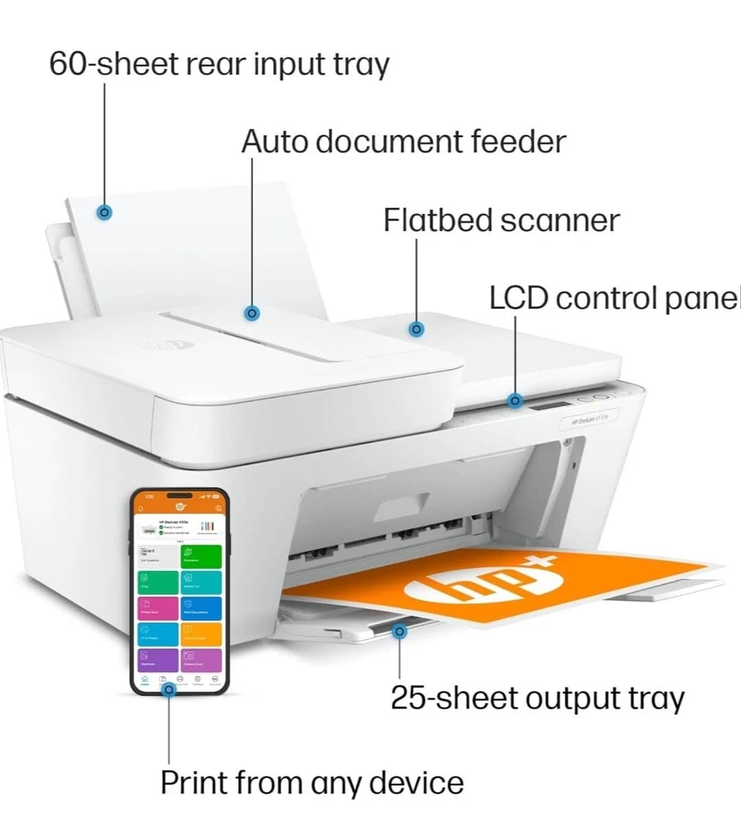 HP DeskJet 4133e Printers New