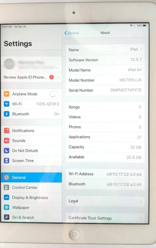 Apple iPad Air 3 Tablets