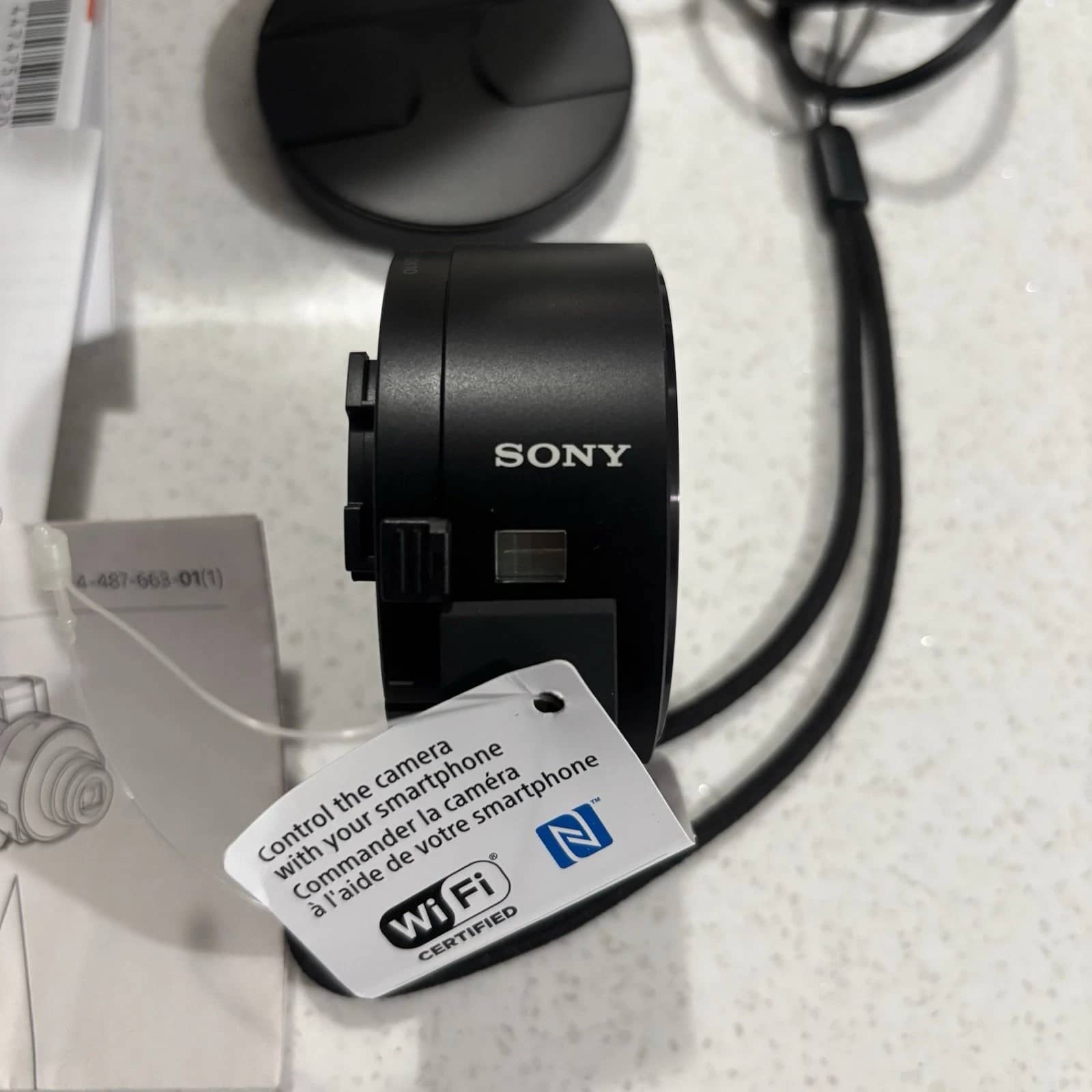 Sony DSC-QX10 Digital Cameras White New Body Only