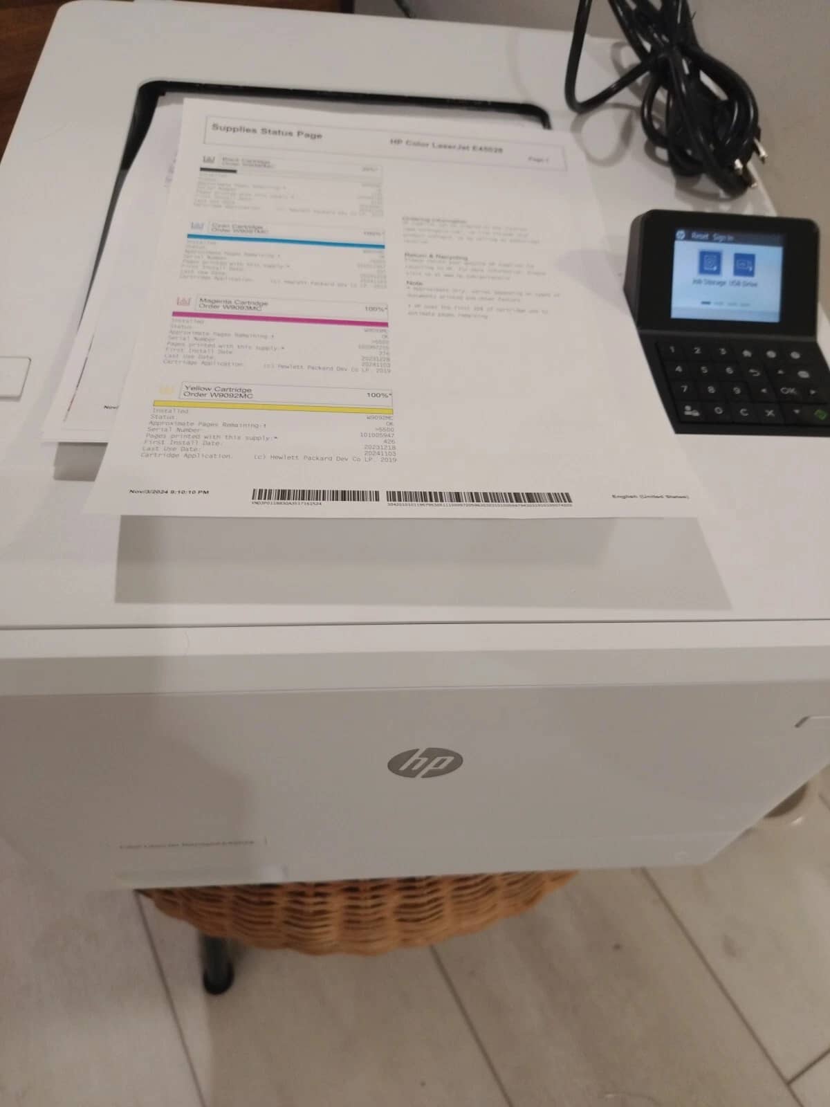 HP E45028dn Printers Open-Box Excellent