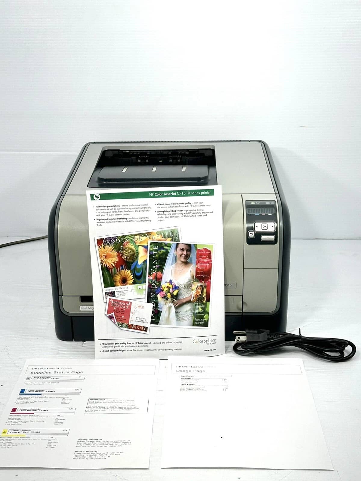 HP LaserJet CP1515n Printers Used - Good