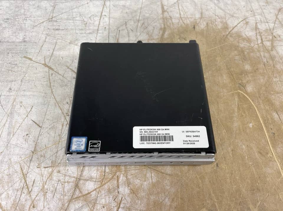HP EliteDesk 800 G4 Mini Computers 256GB 8GB Refurbished - Excellent
