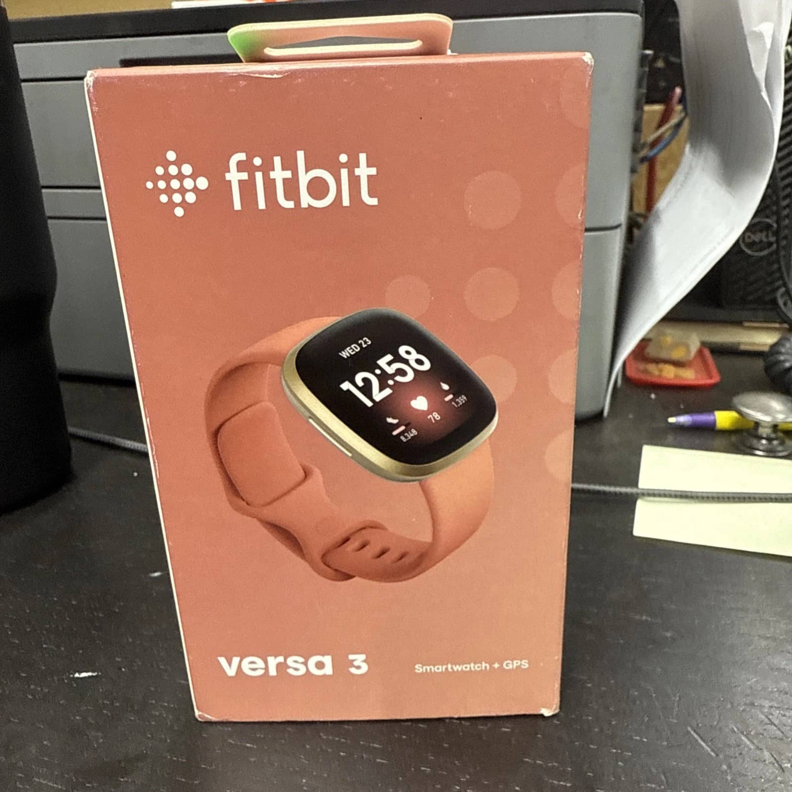 Fitbit Fitbit Versa 3 Smartwatches Blue 40mm Open-Box Excellent