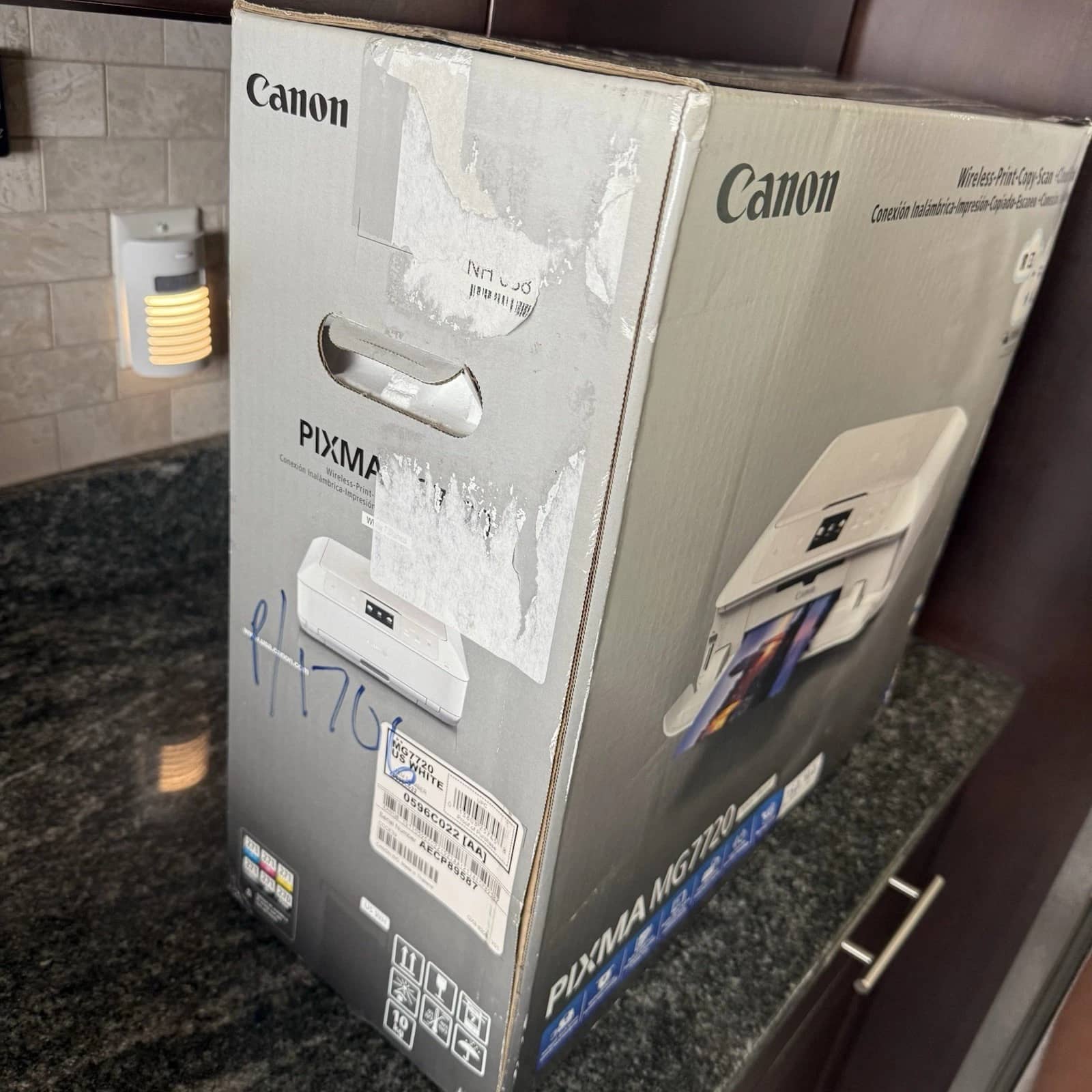Canon PIXMA MG7720 Black Wireless Printers New