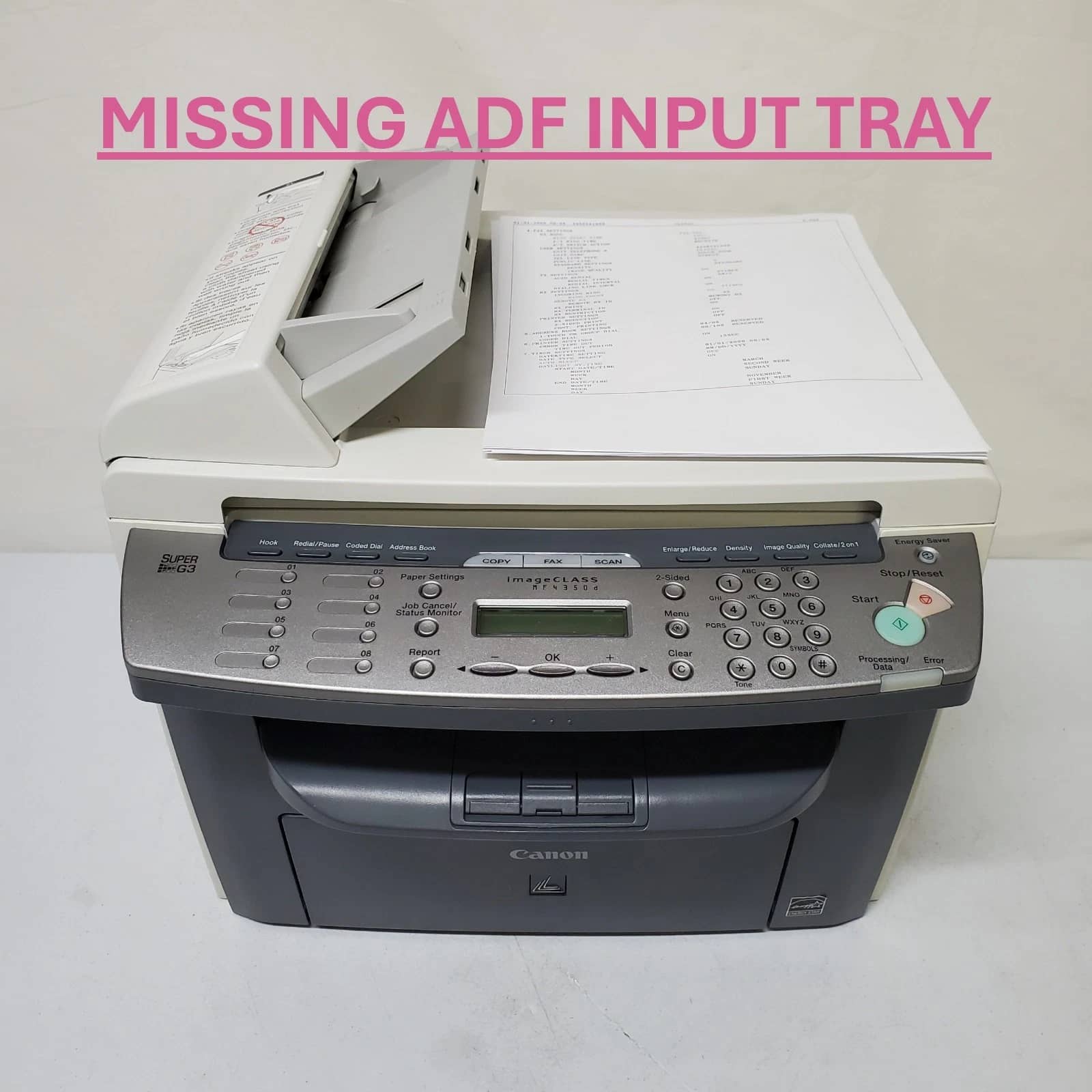 Canon MF4350d Printers Used - Good