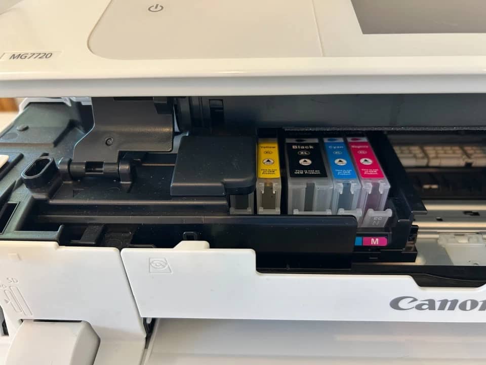 Canon PIXMA MG7720 White Wireless Printers New