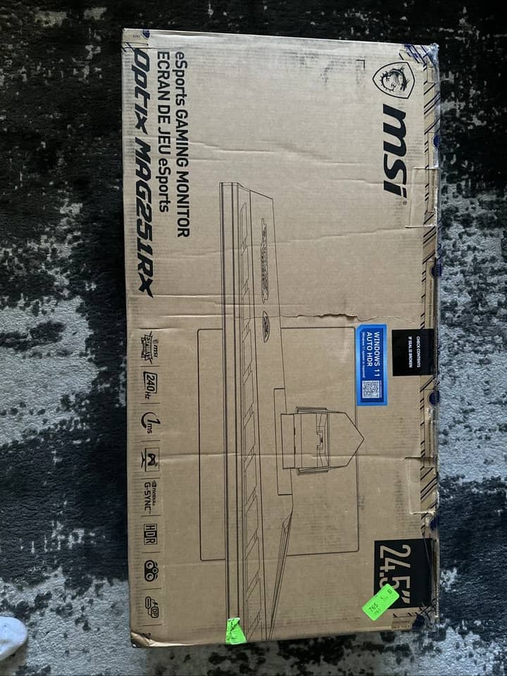 MSI MAG251RX Monitors