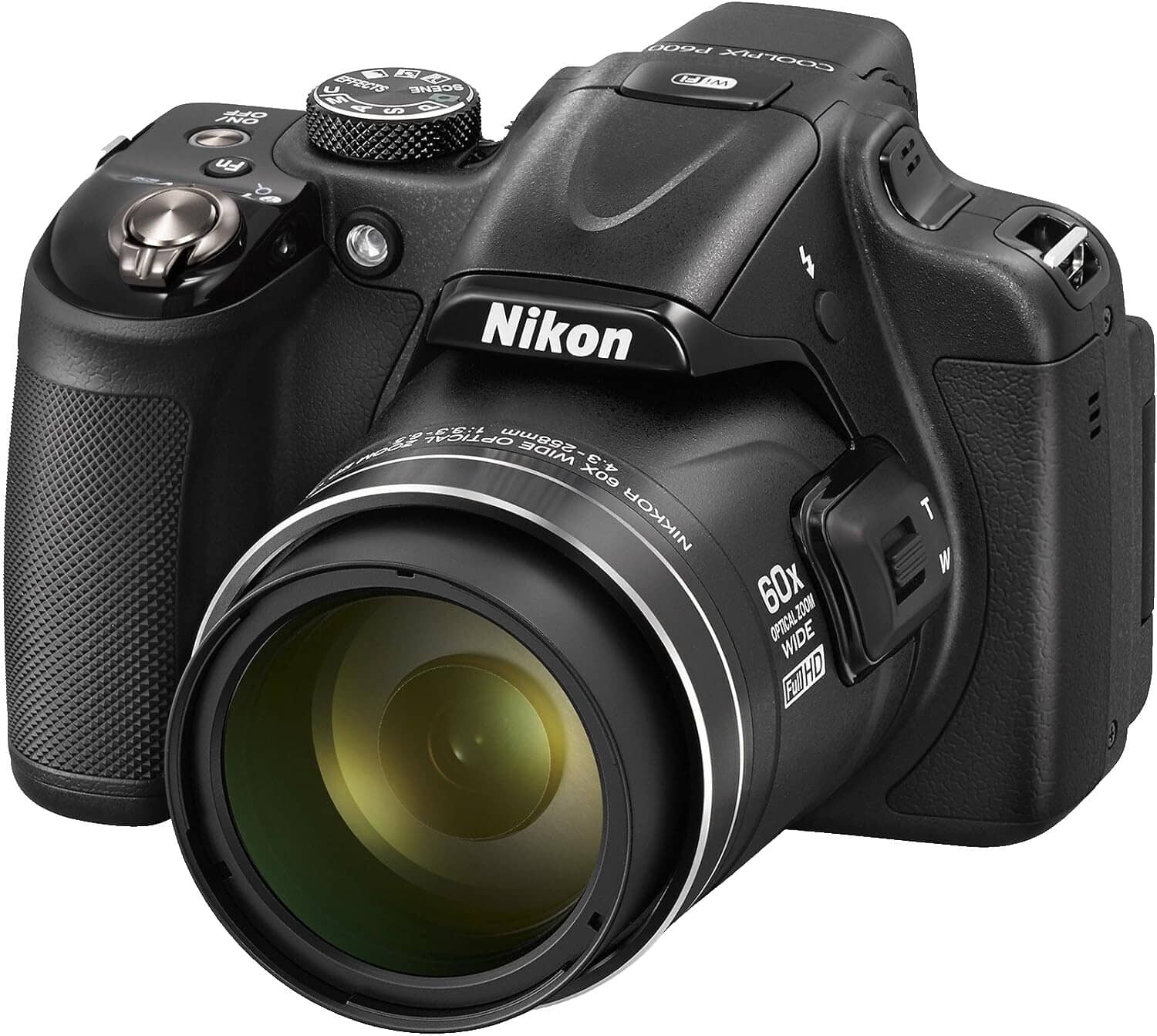 Nikon COOLPIX P600 Digital Cameras Black Open-Box Excellent Body Only