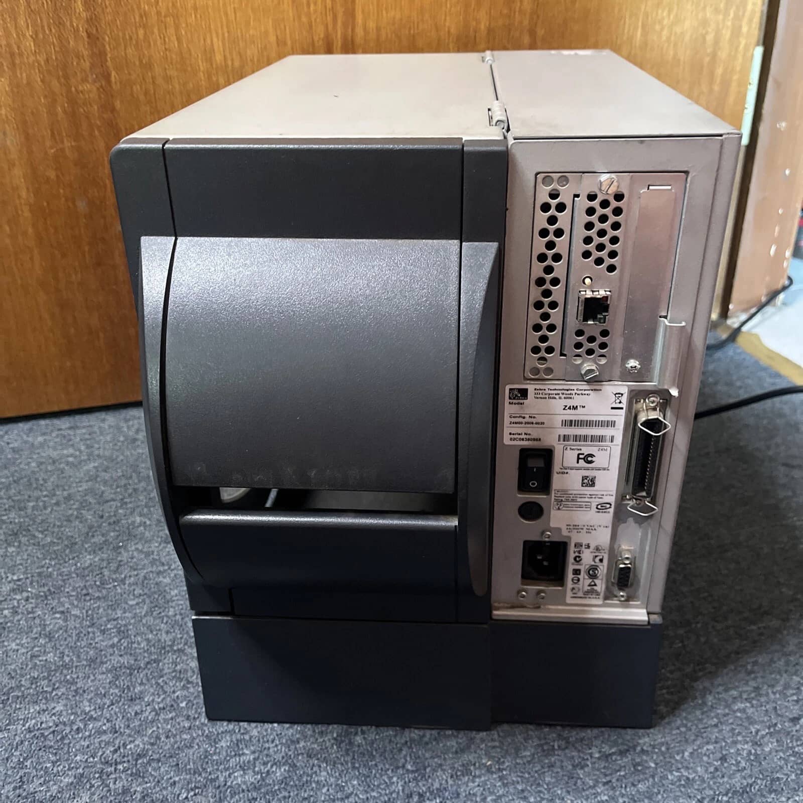 Zebra Z4M Plus Industrial Label Printers Used - Good