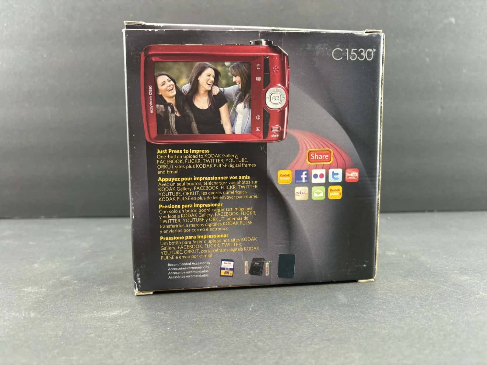 Kodak EasyShare C1530 Digital Cameras Black New Body Only