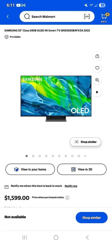 Samsung S95B TVs