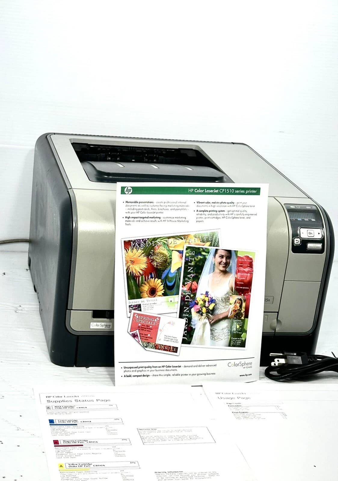 HP LaserJet CP1515n Printers Used - Good