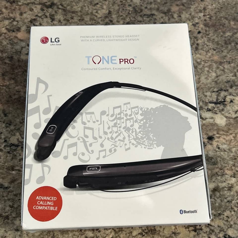 LG HBS-760 Headphones & Earbuds Black Used - Good