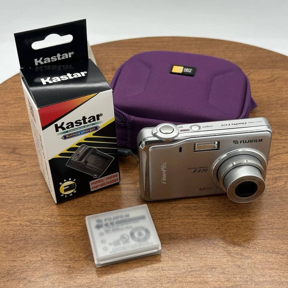 Fujifilm FinePix F470 Digital Cameras Silver New Body Only