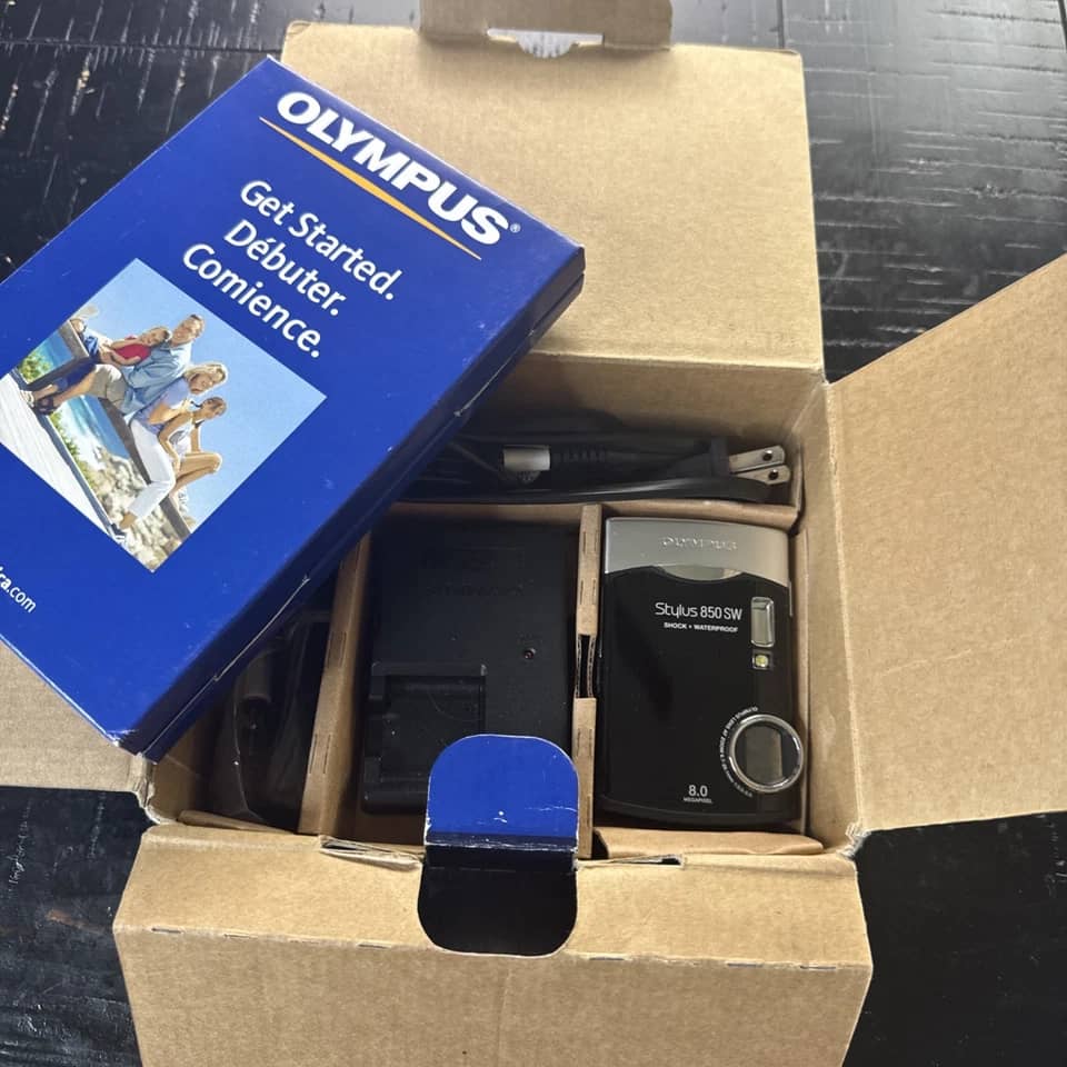 OM SYSTEM Stylus 850SW Digital Cameras Black New Body Only