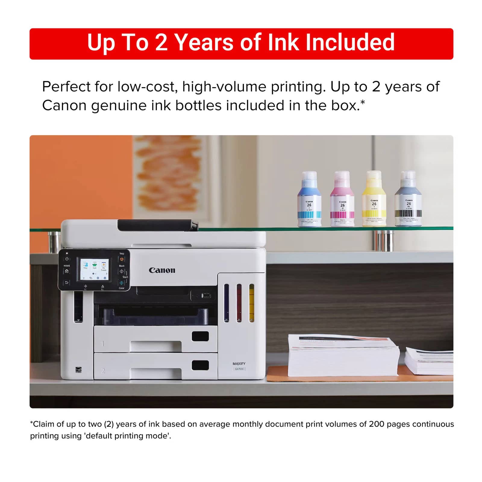 Canon Megatank GX7120 Printers New