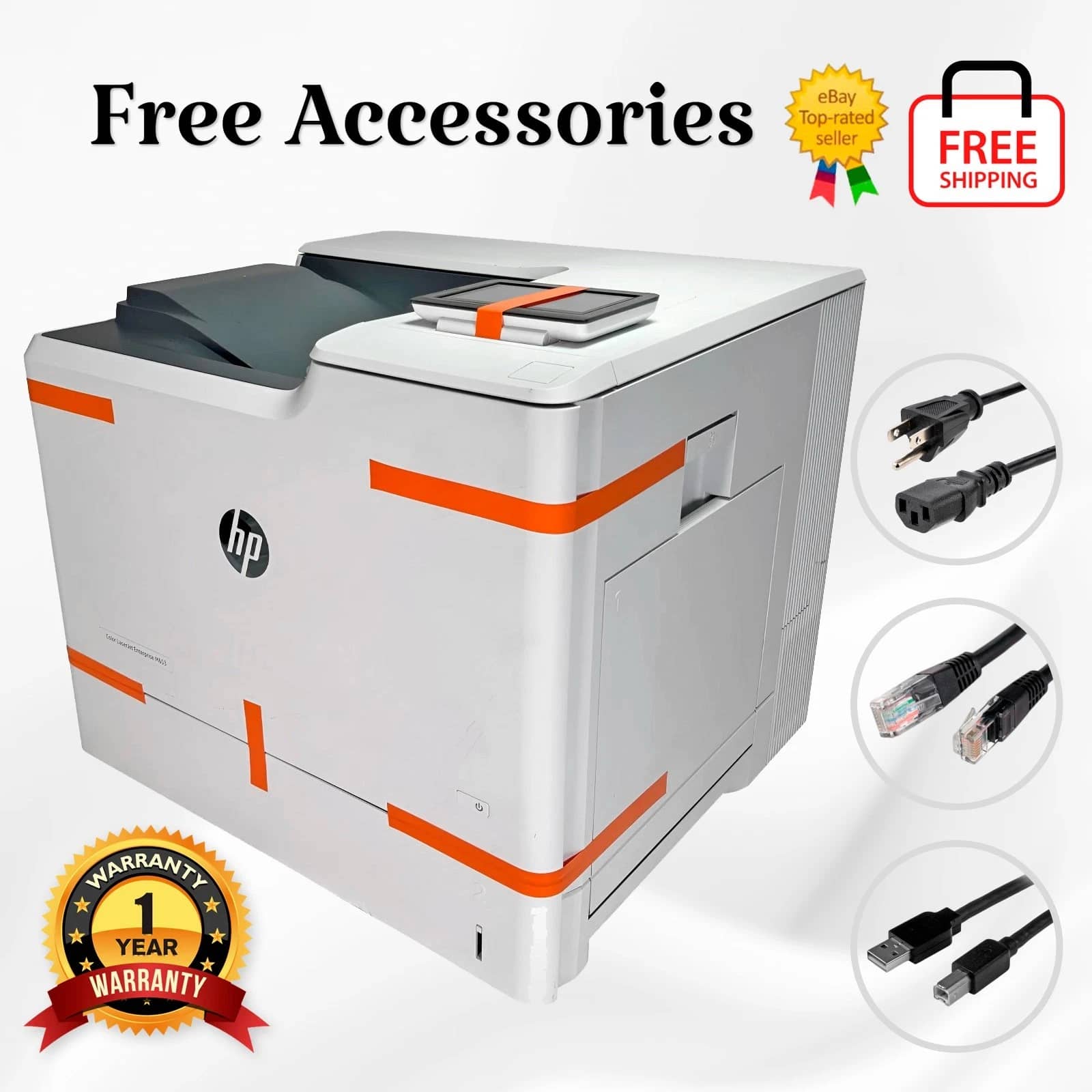 HP LaserJet M653dn Printers Used - Good