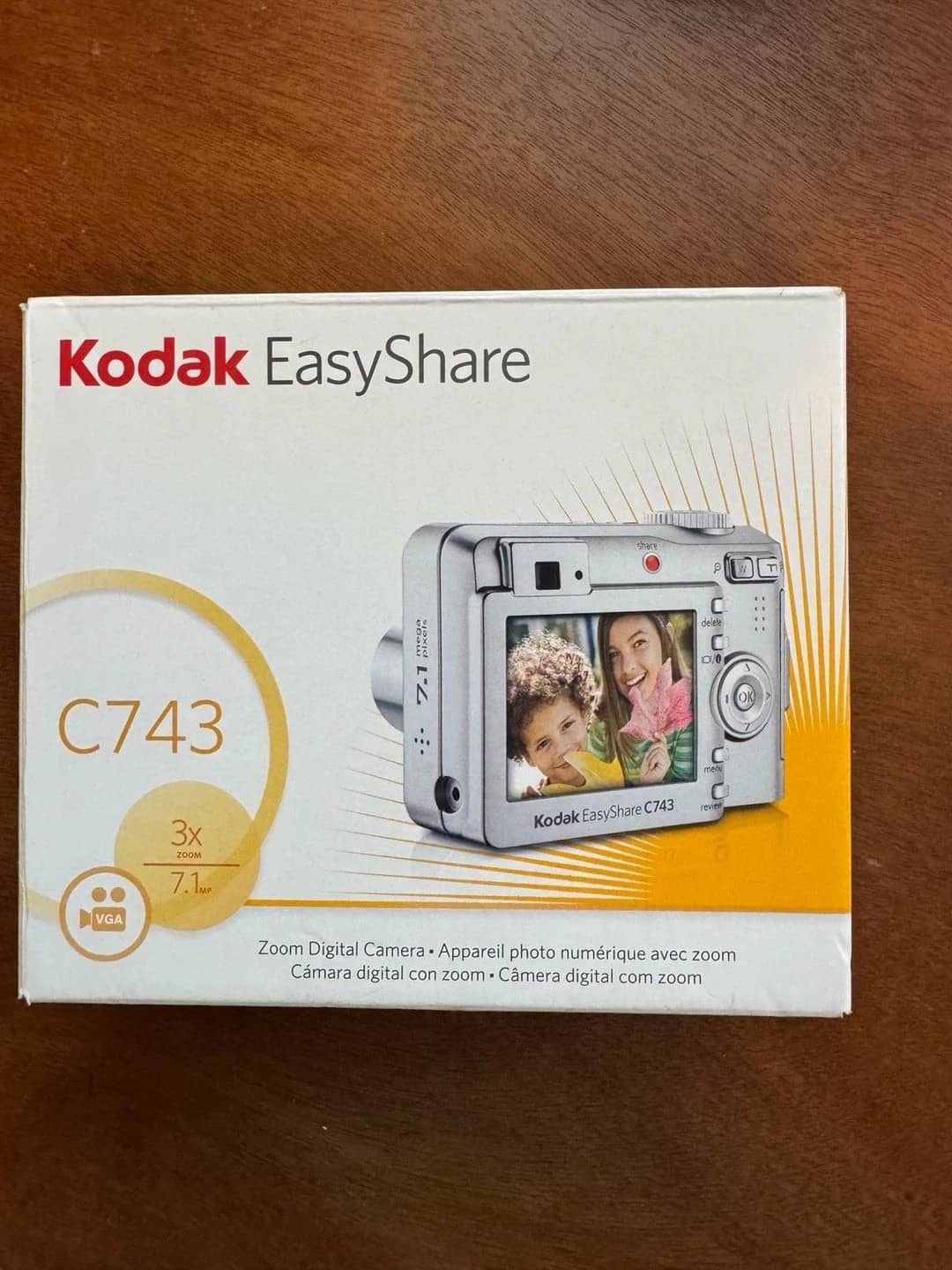 Kodak C743 Digital Cameras Gray Used - Good Body Only