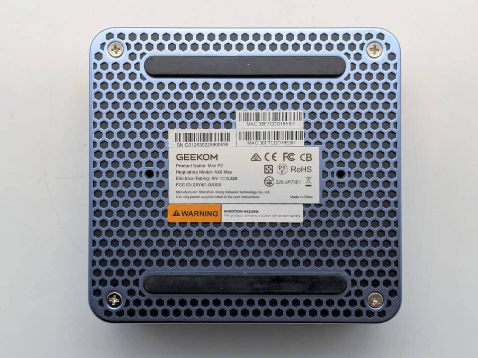 GEEKOM AX8 MAX Computers New