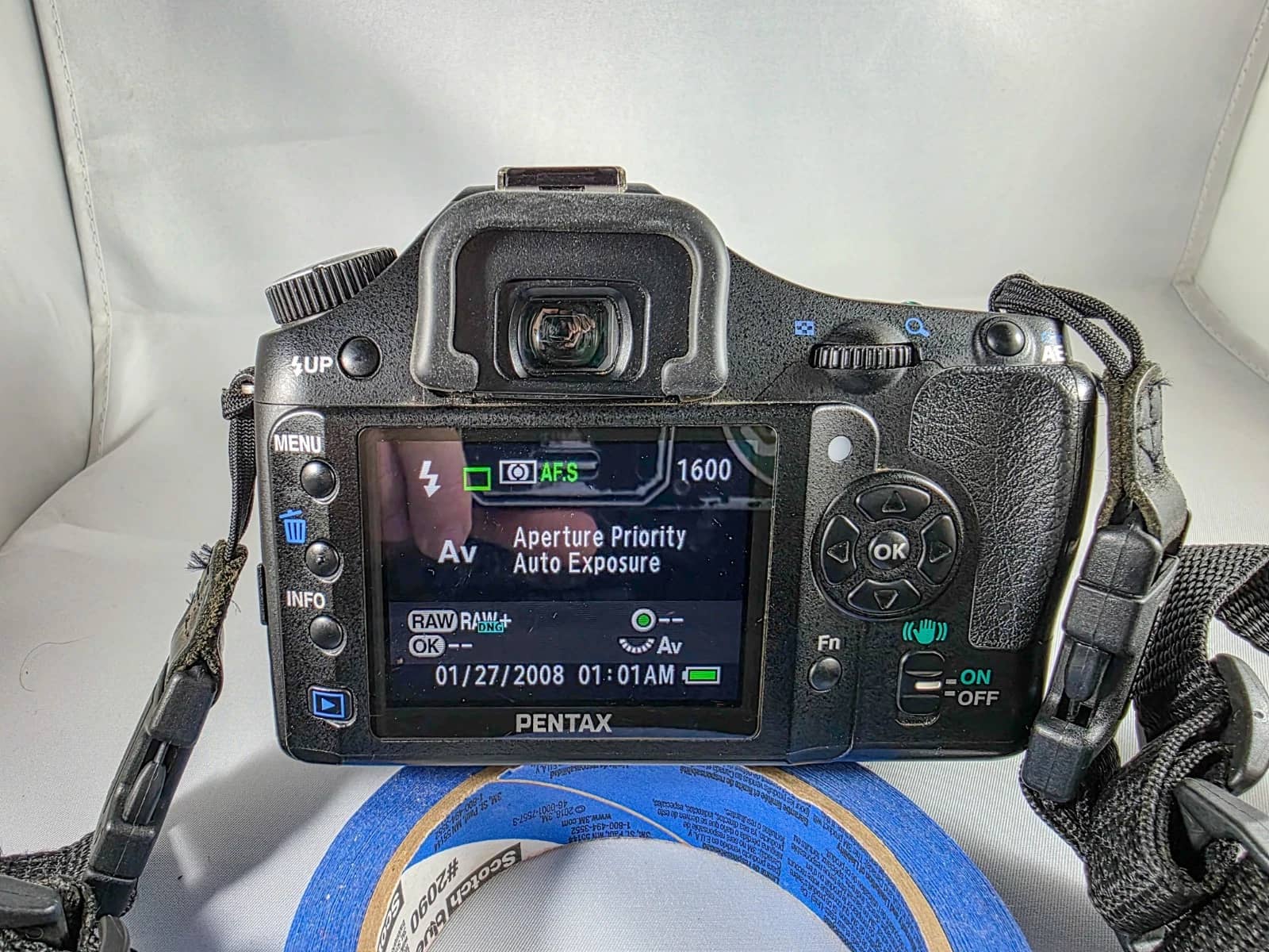 Pentax K200D Digital Cameras Black Used - Very Good w/ 18-55mm Kit