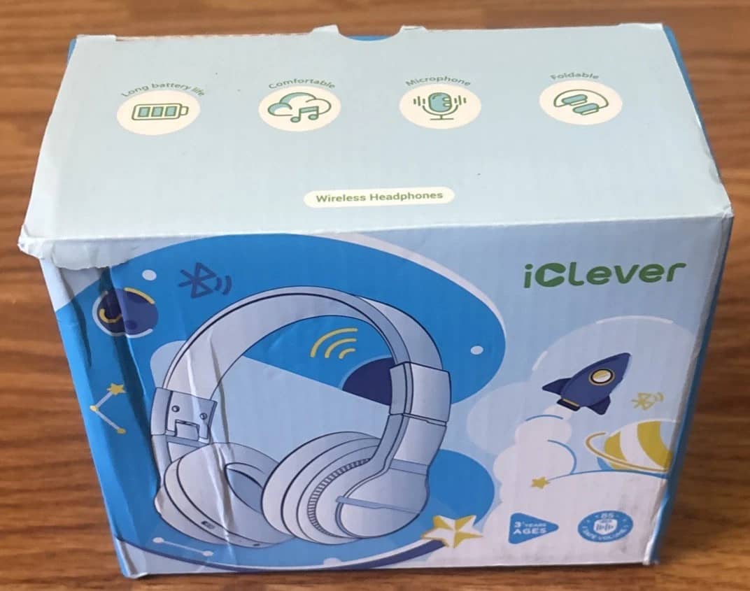 iClever BTH12 Headphones & Earbuds Black New