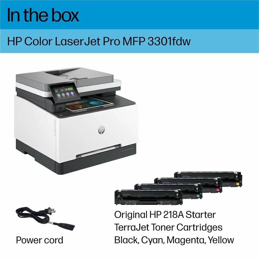 HP LaserJet Pro 3301fdw Printers New