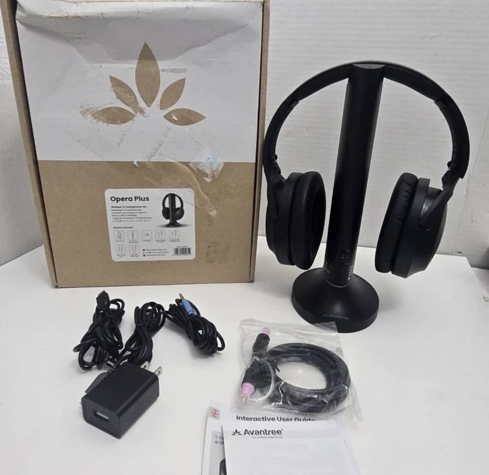 Avantree Opera Plus Headphones & Earbuds Black New