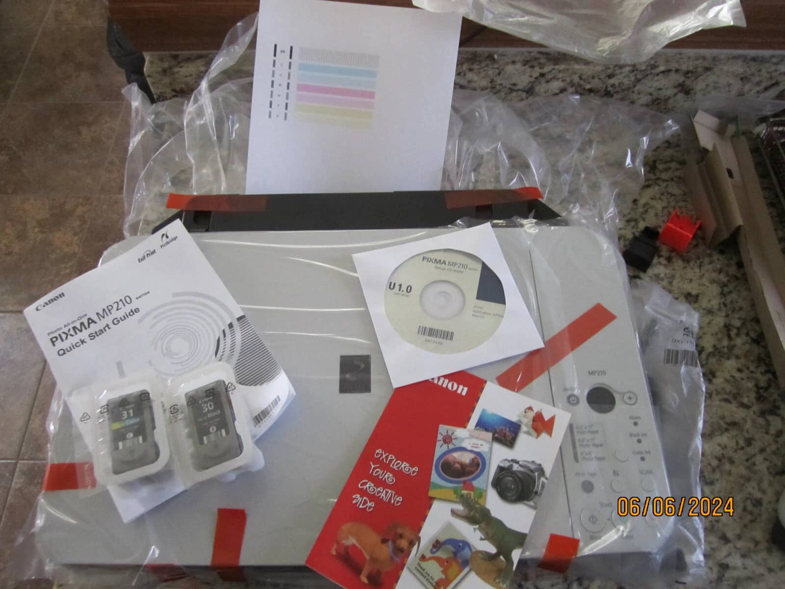 Canon Pixma MP210 Photo Printers New