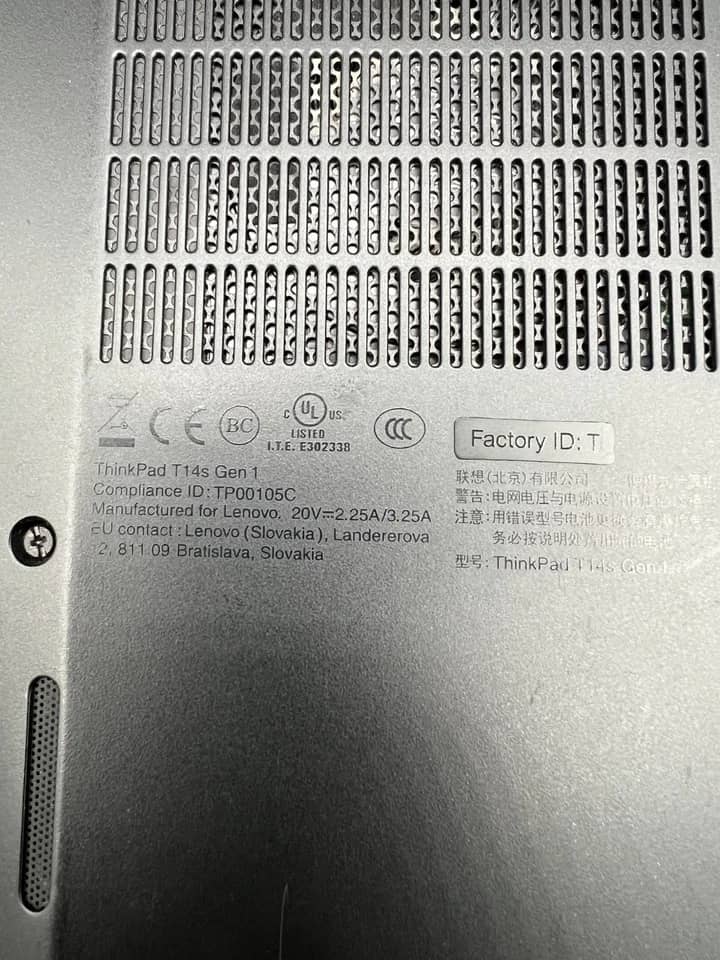 Lenovo ThinkPad T14S Gen 1 Computers