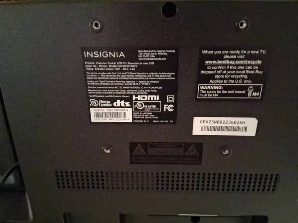 Insignia class f20 series TVs