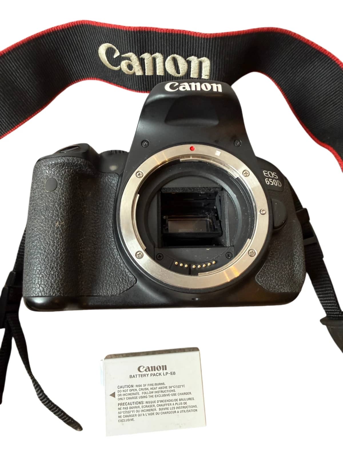 Canon EOS 650D Digital Cameras Black Used - Good Body Only