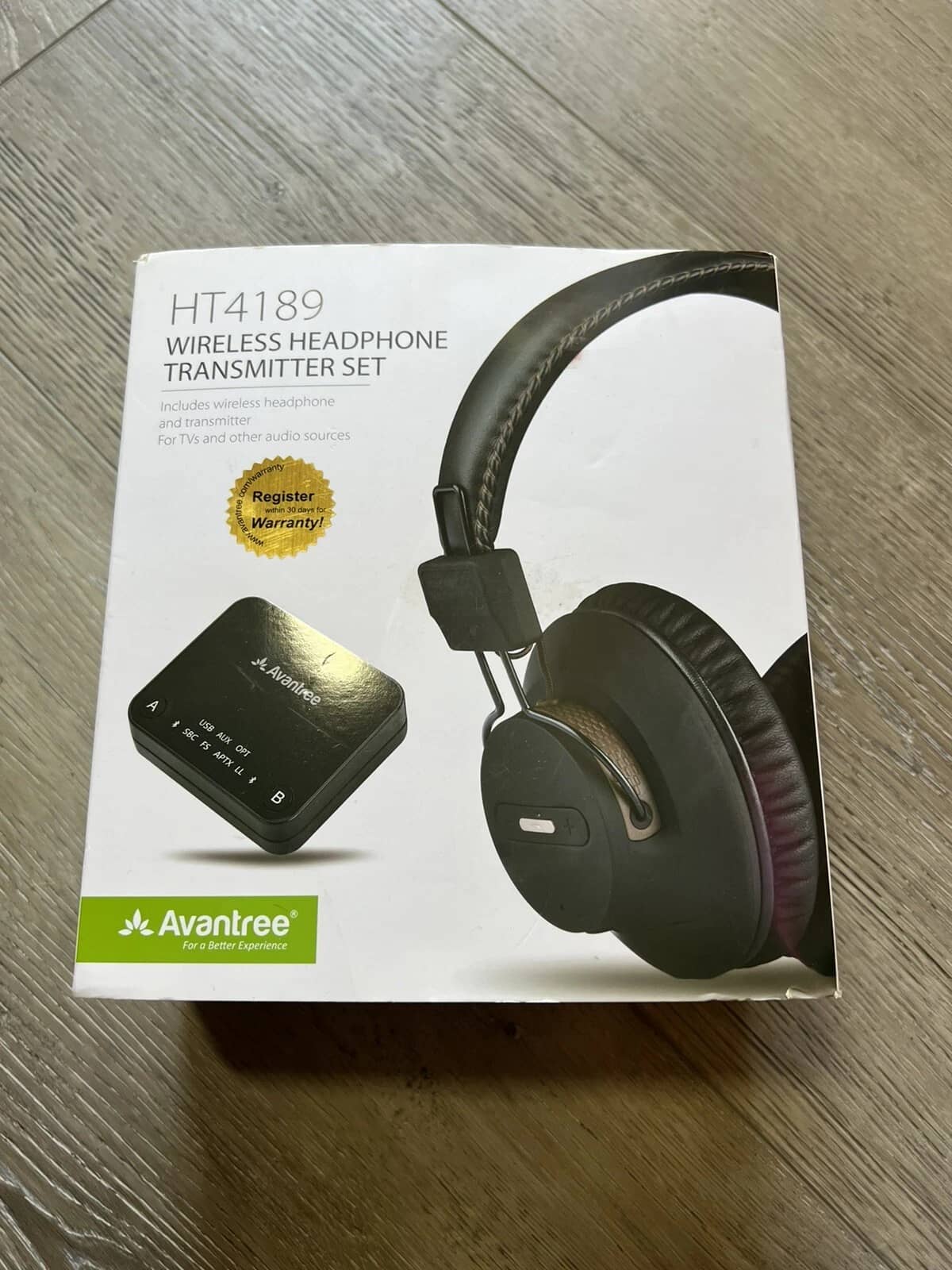 Avantree BTHT-4189-BLK Headphones & Earbuds Black New