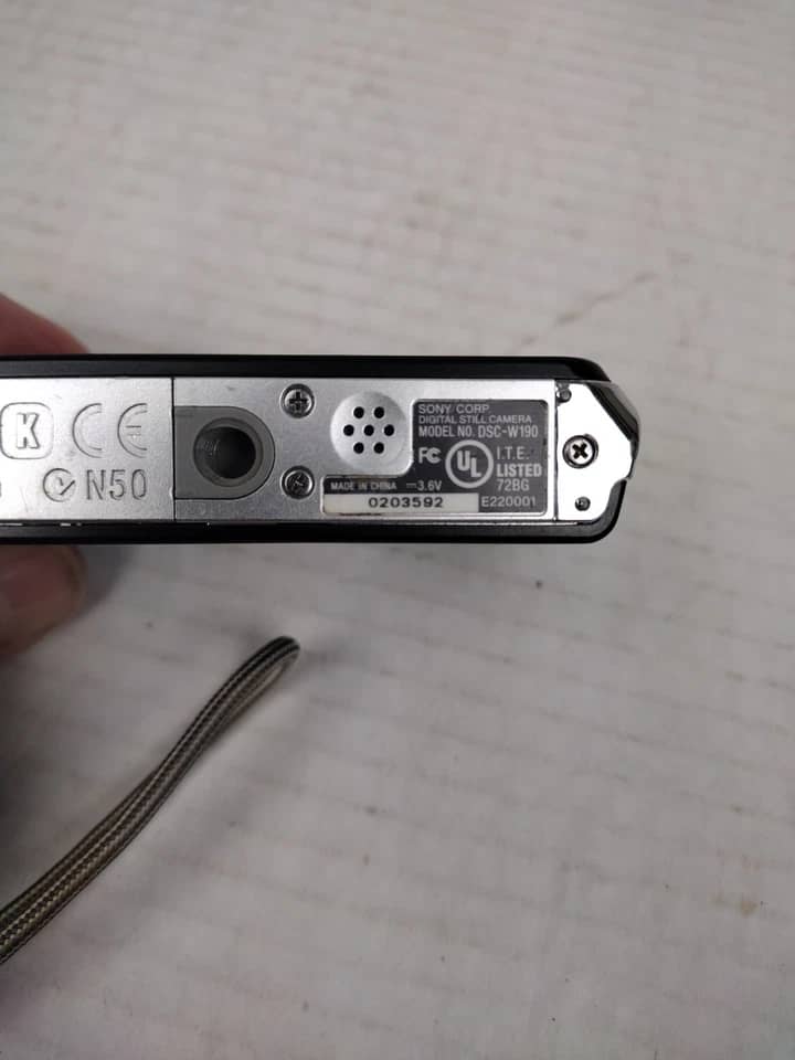 Sony Cyber-shot DSC-W190 Digital Cameras Black New Body Only