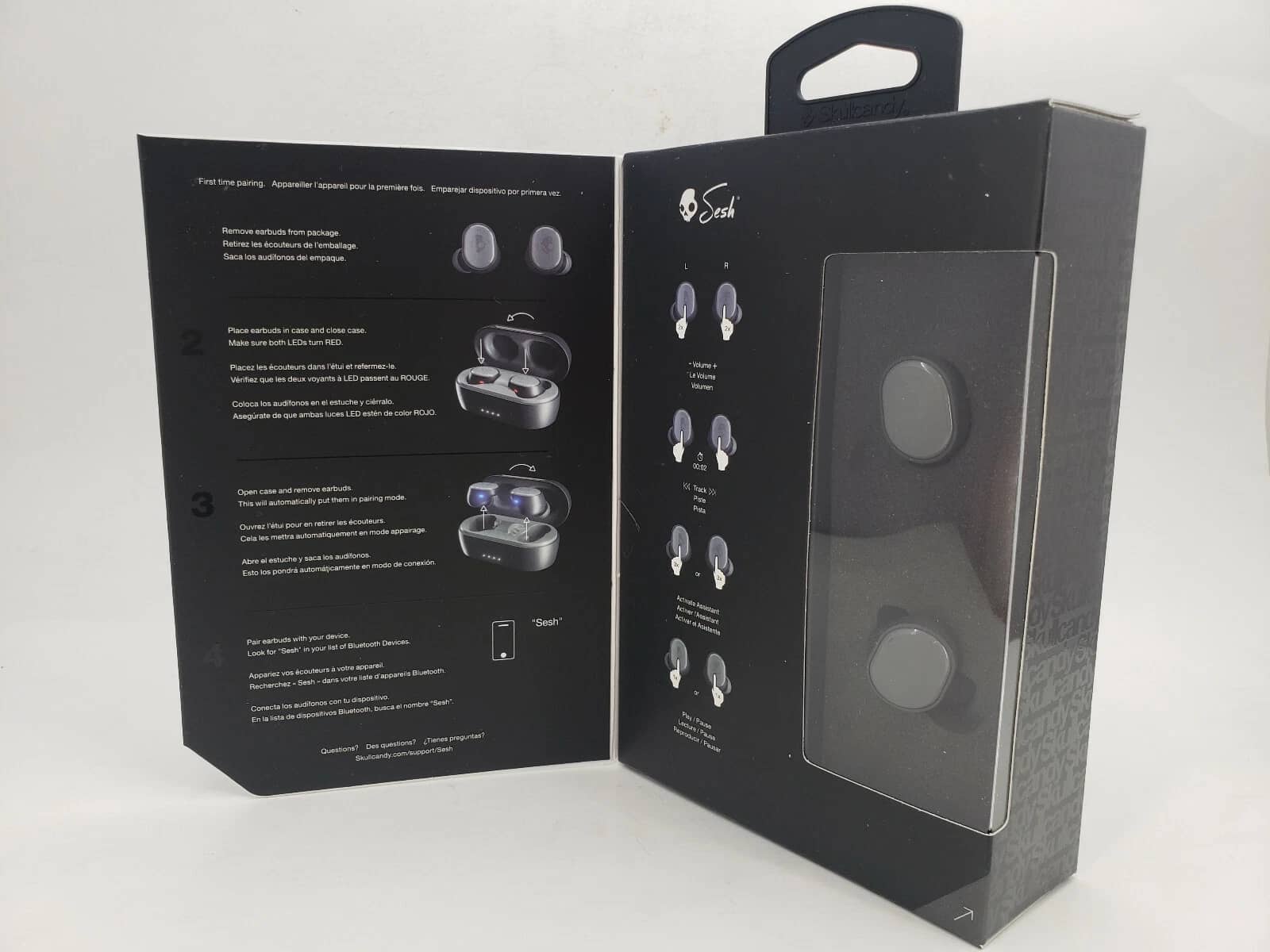 Skullcandy Sesh Headphones & Earbuds Black New