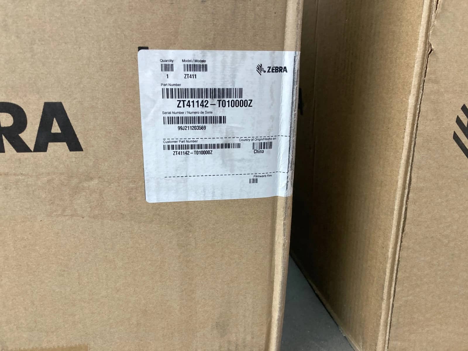 Zebra ZT41142 T010000Z Printers New