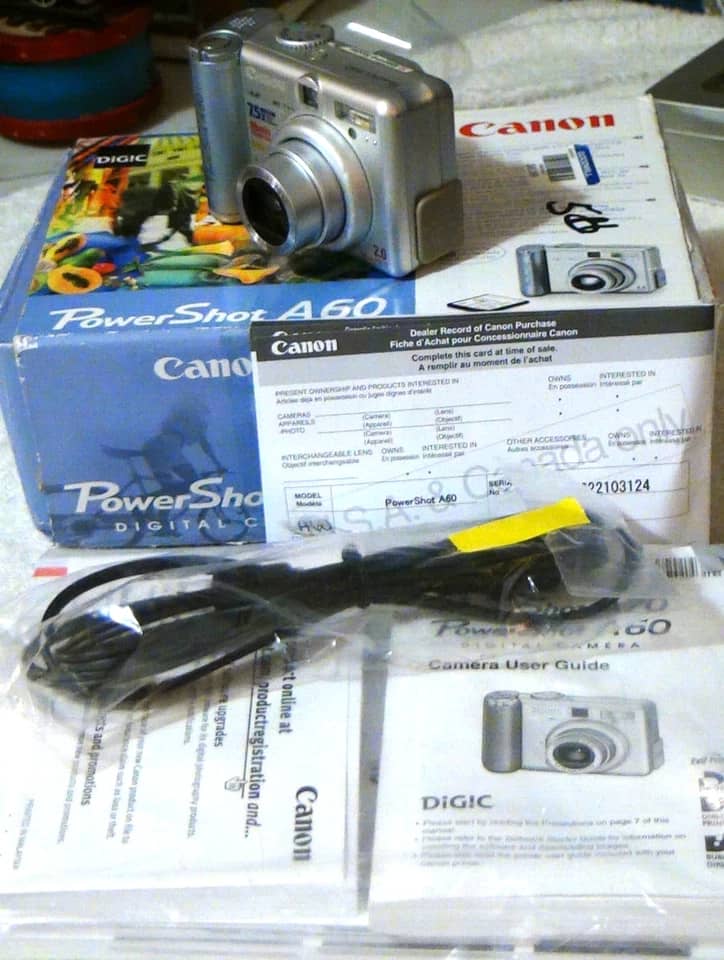 Canon PowerShot A60 Digital Cameras Silver New Body Only