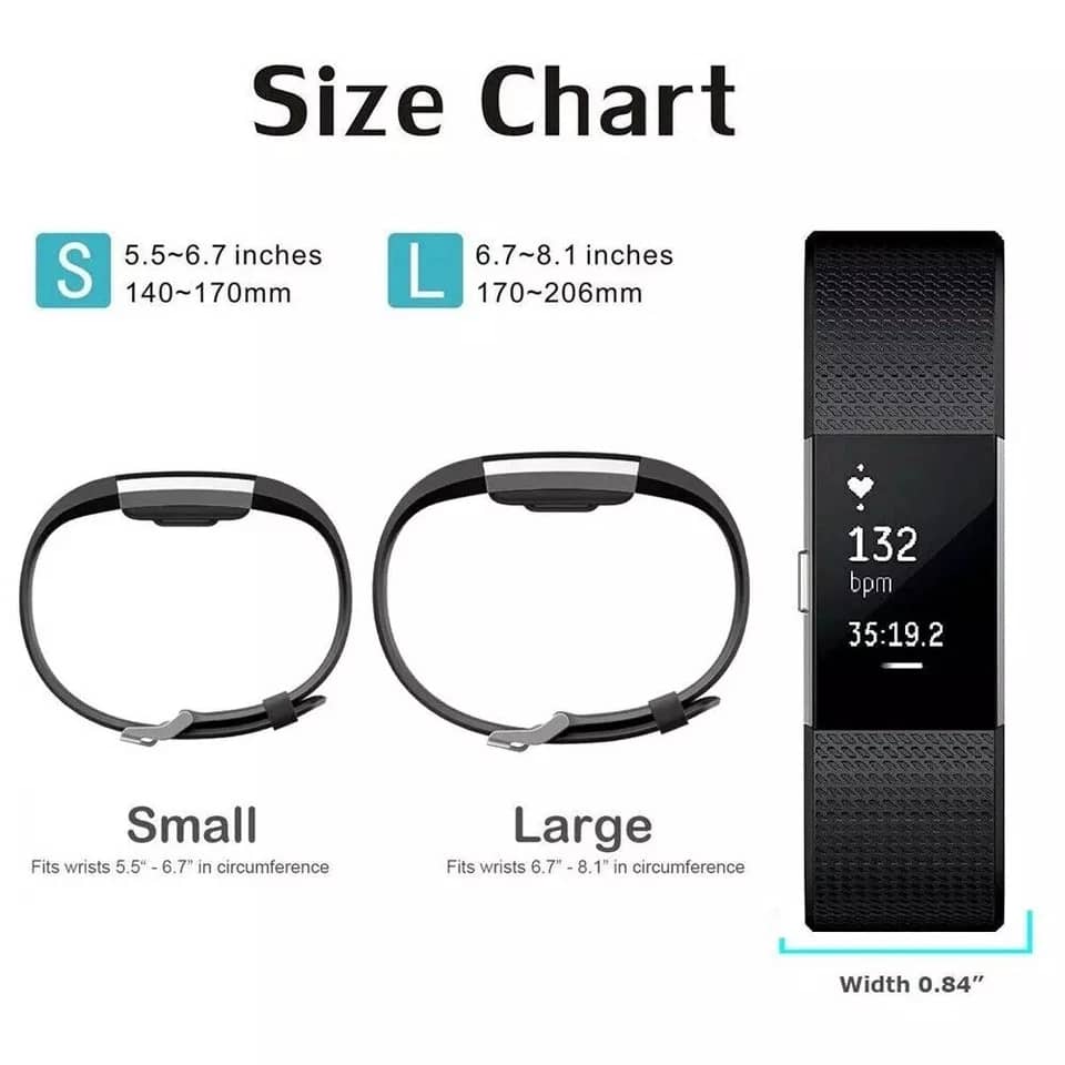 Fitbit Fitbit Charge 2 Smartwatches Black 24mm New