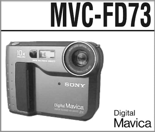 Sony MVC-FD73 Digital Cameras Gray New Body Only