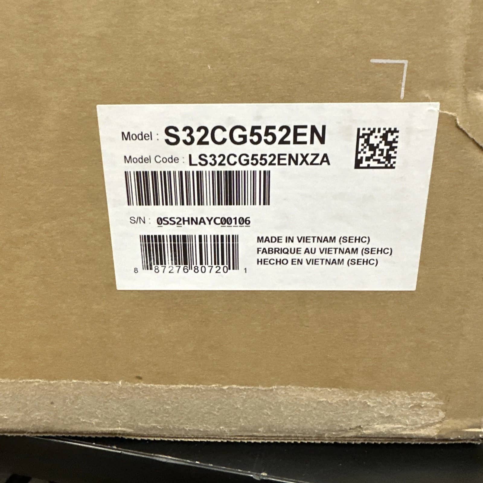 Samsung S32CG552EN Monitors New