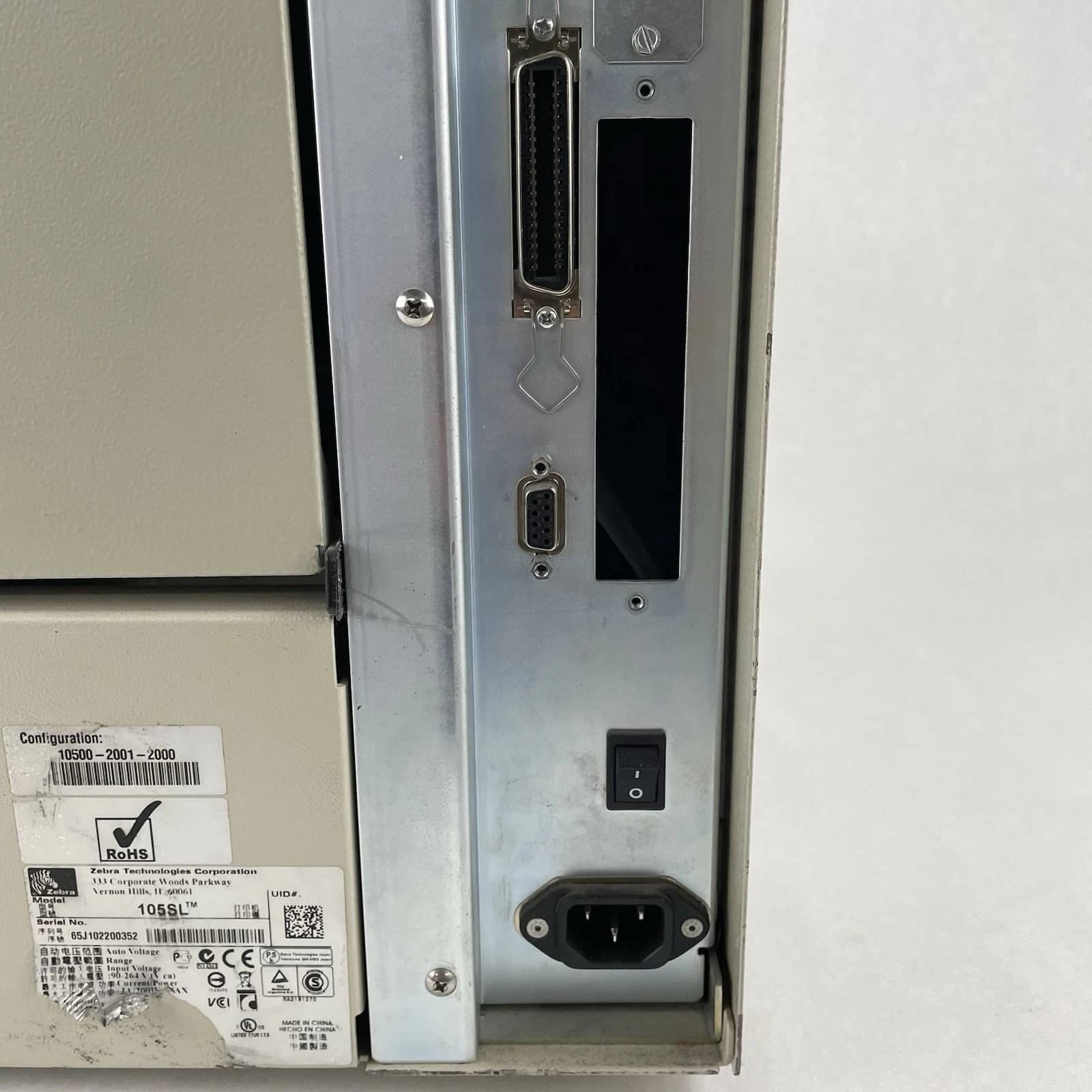 Zebra 1055L Printers Used - Good