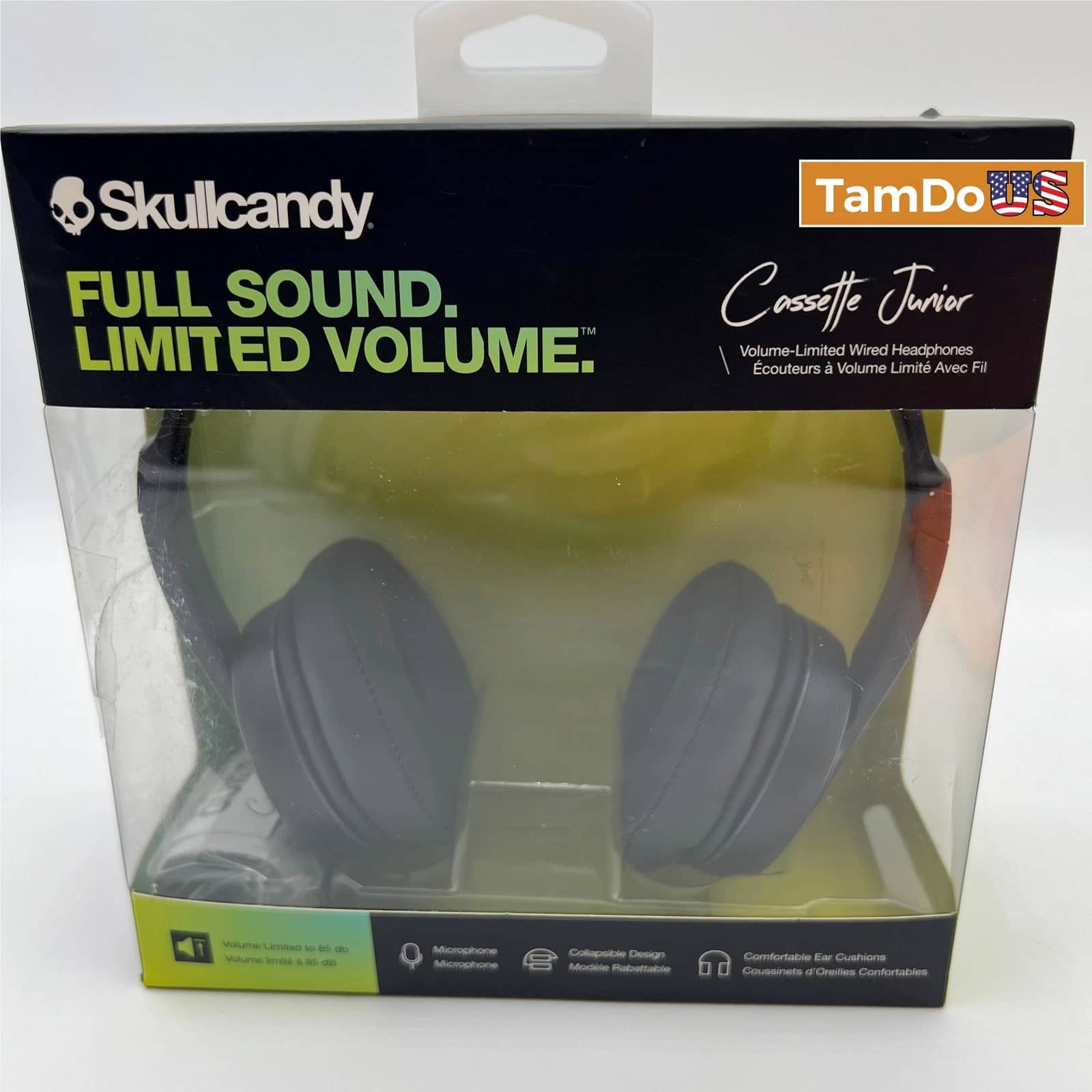 Skullcandy Cassette Headphones & Earbuds Black New
