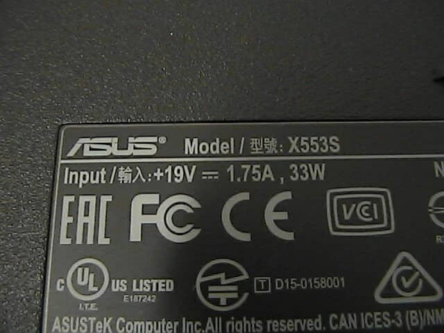 ASUS Vivobook X553S Computers